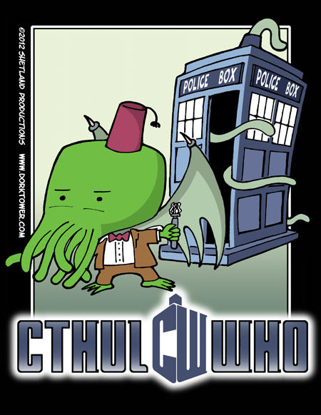 Super Happy Cthulhu Poster Fun Hour