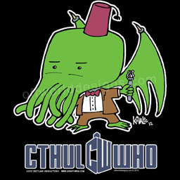 Super Happy Cthulhu T-shirt Fun Hour