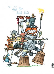 STEAMPUNK KOBOLDS - The Difference Engine…er…"Garbage Can"...