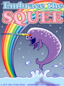 Narwhals and Rainbows and neon pastel glows! EMBRACE THE SQUEE! 