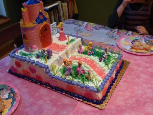 2013's Princess/Pony cake. ALL THE PINK! ALL!